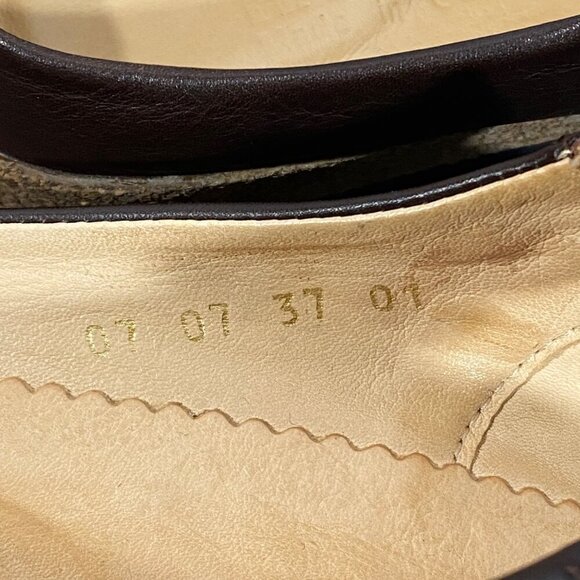 Haflinger mary Jane slip on clog shoes brown leather women’s 37 minimalist - Picture 14 of 14